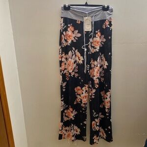 NWT Floral Drawstring Lounge Pants